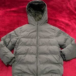 Zara Kids' Teens' Khaki Green Puffer Winter Coat